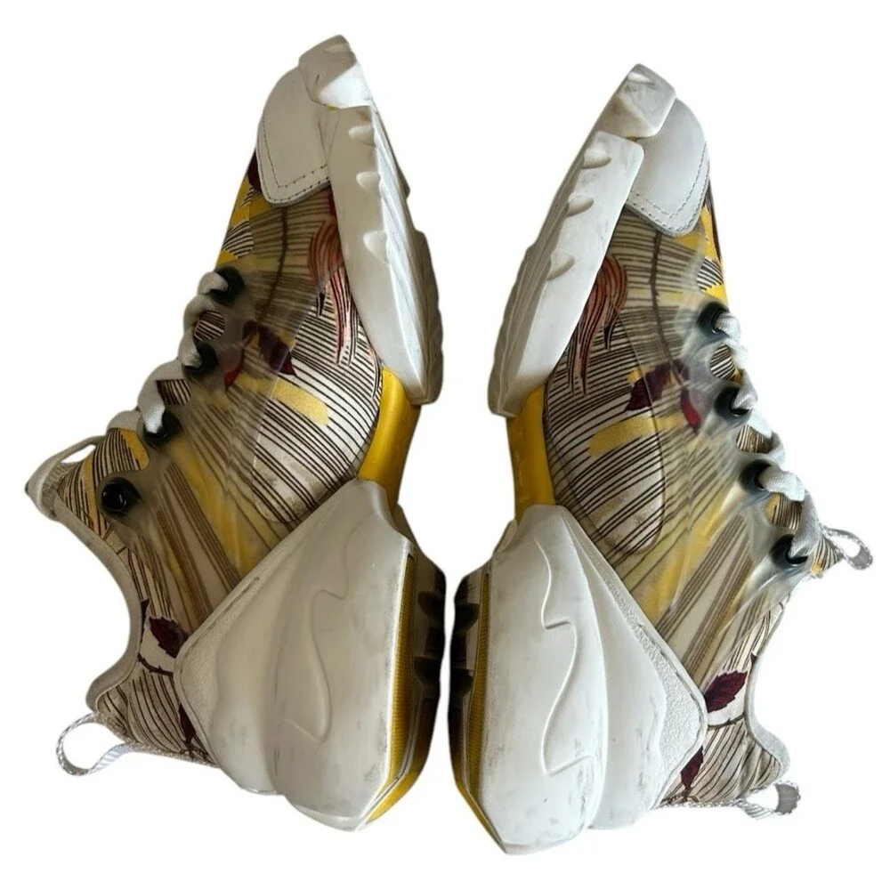 Christian Dior D Connect Chunky Floral Slip on Lace Sneaker 07-10N Size 37-38 - Picture 14 of 16